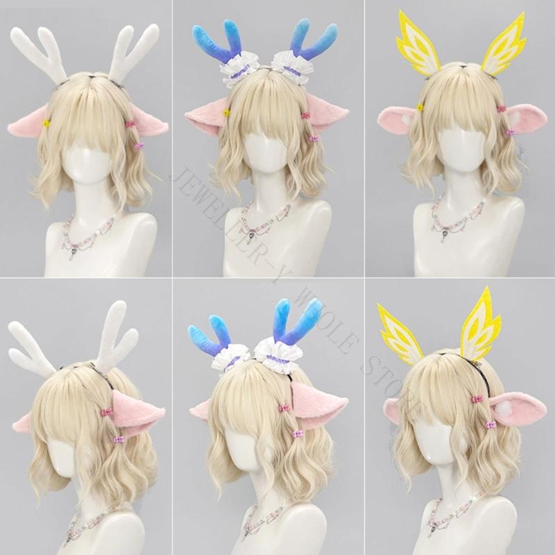 Women Accessories Description - R7UF Plush Animal Ear Headband Cosplay