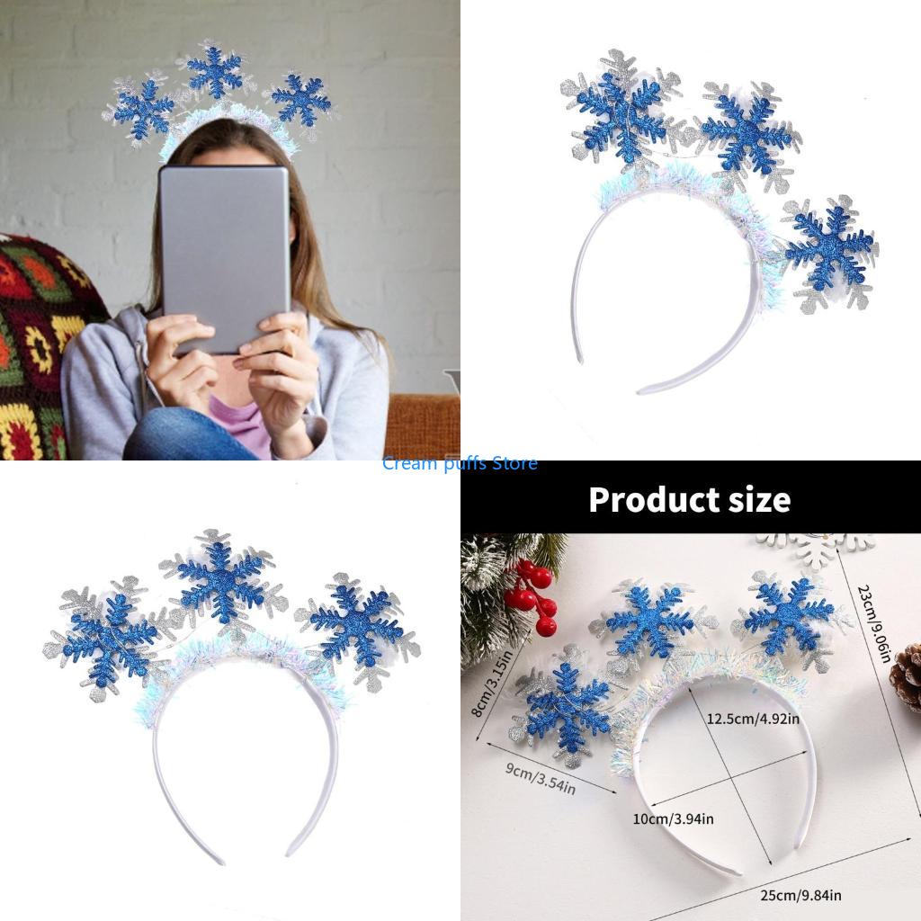 Women Accessories Description - 50LE Christmas Headwear Headband Photo Party