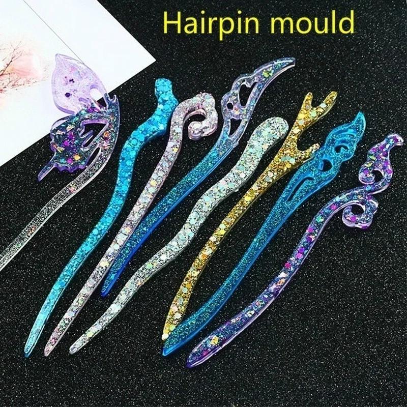 Pearl Hair Pin - New Transparent Hairpin Silicone Special Mould