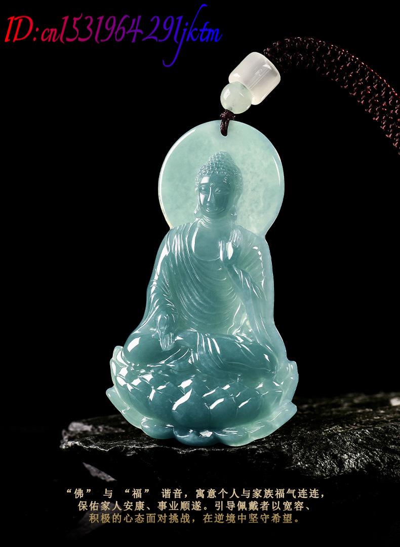 Natural Burmese Jadeite Buddha - Women Accessories To Gift recension och pris