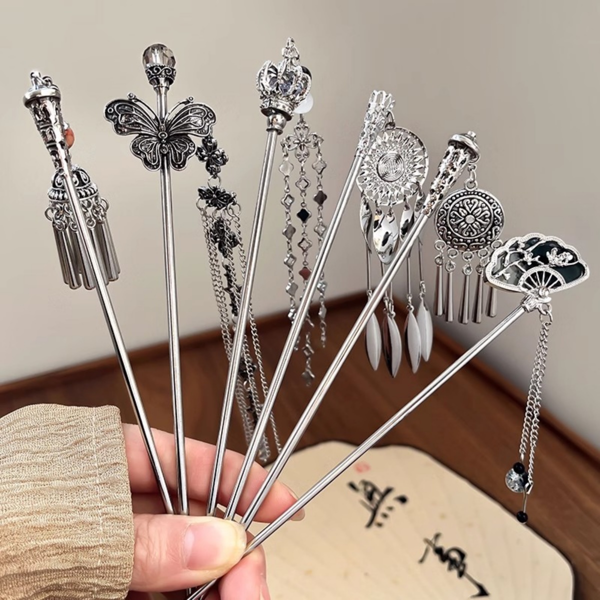 Elegant Women's Hairpin Antiqu - Pearl Hair Pin recension och pris