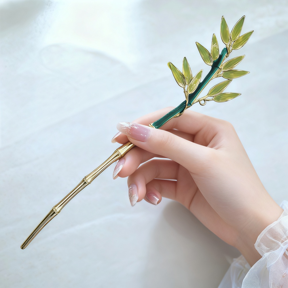 Enamel Alloy Hairpin For Women - Hair Fork Stick recension och pris