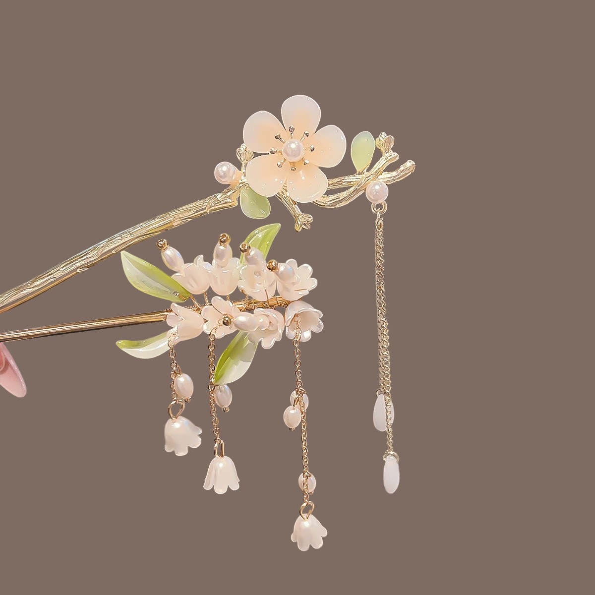 Vintage Chinese Style Tassel H - Pearl Hair Pin recension och pris