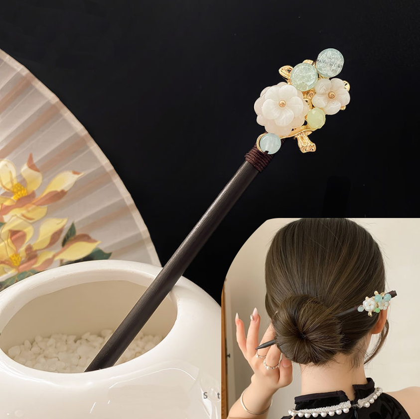 Chinese Hair Stick Step Shake  - Pearl Hair Pin recension och pris