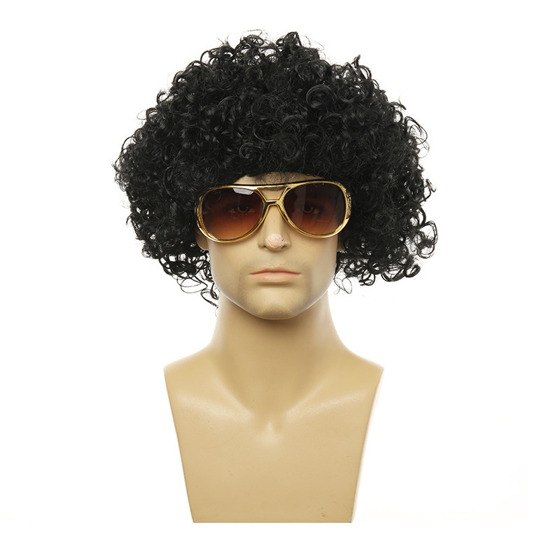 Unisex Big Curly Afro Wig - 3  - Women'S Accessories In The 70S recension och pris