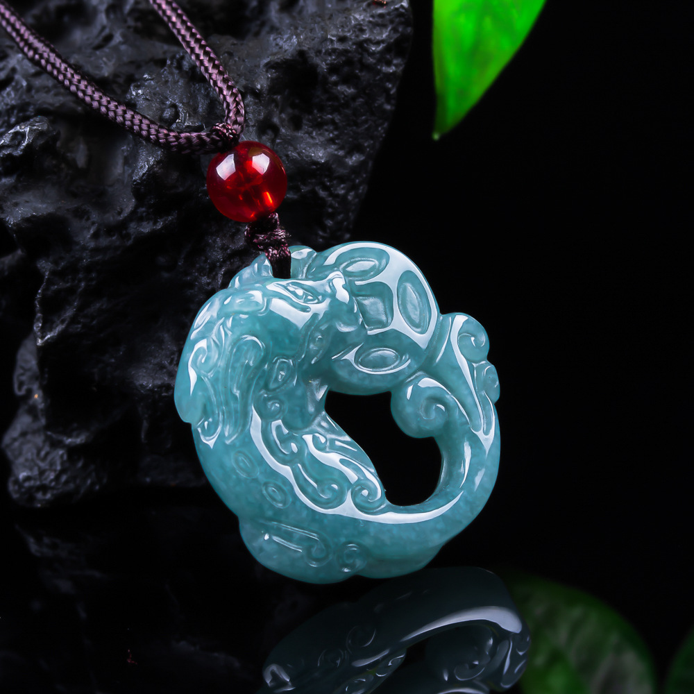 Burmese Jadeite Pixiu Pendant  - Women Accessories To Gift recension och pris