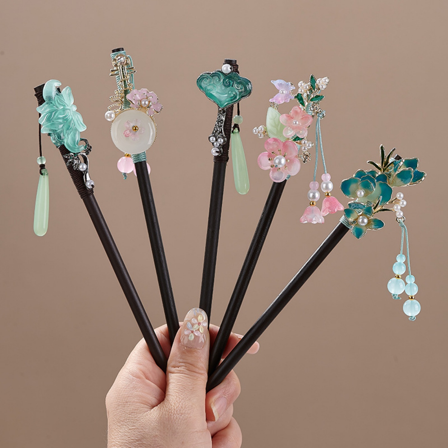 Vintage Flower Hairpin For Wom - Pearl Hair Pin recension och pris