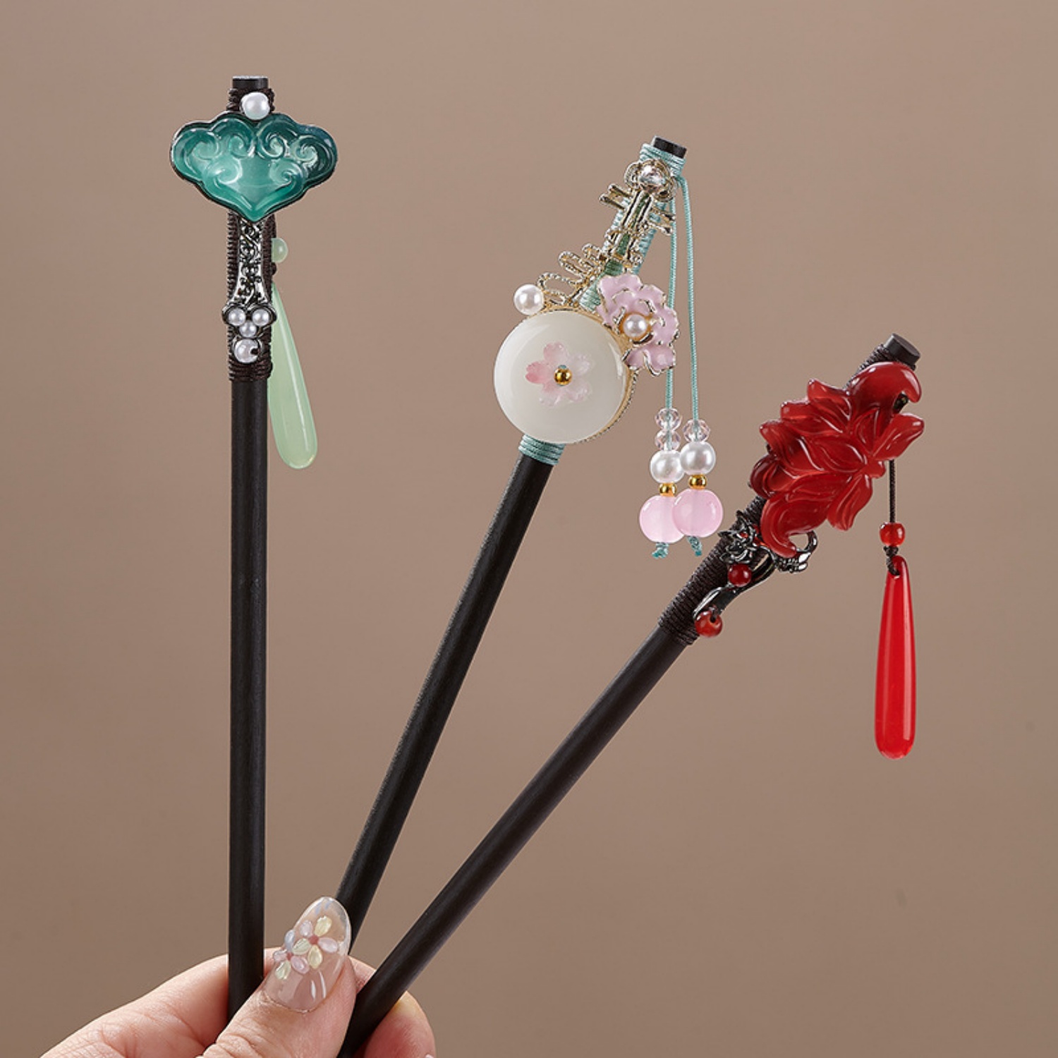 Vintage Flower Hairpin For Wom - Pearl Hair Pin recension och pris