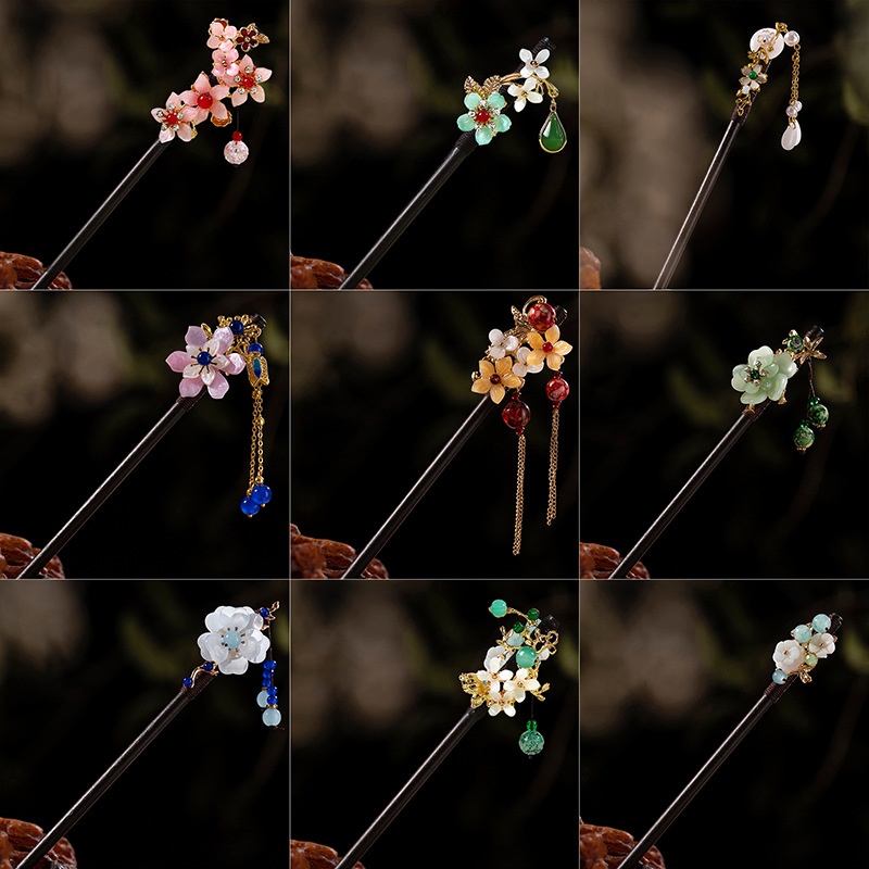 1Pc Wooden Hairpin Headdress f - Hair Fork Stick recension och pris