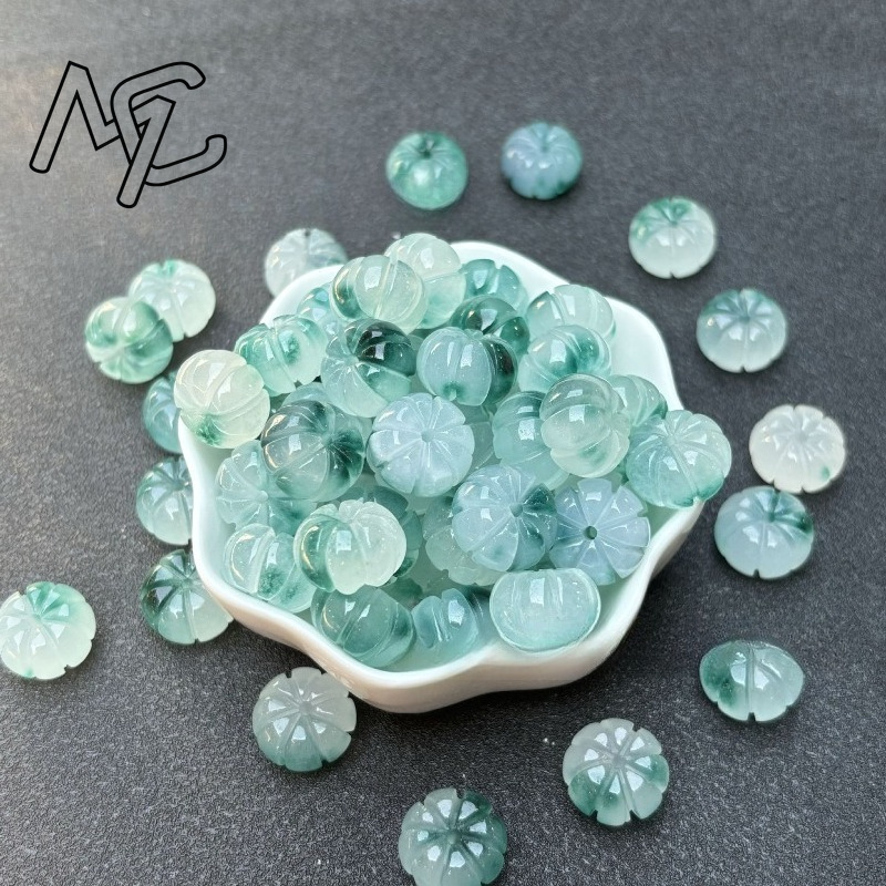 10pcs A Green Jade Pumpkin Bea - Women Accessories To Gift recension och pris