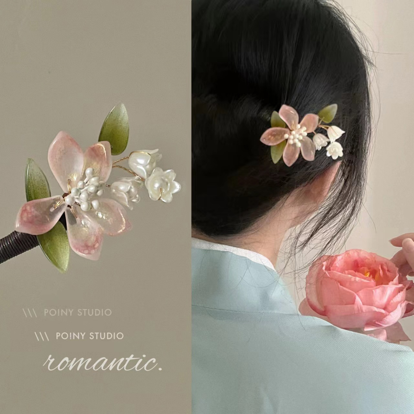 Chinese Style Flower Tassel Ha - Pearl Hair Pin recension och pris
