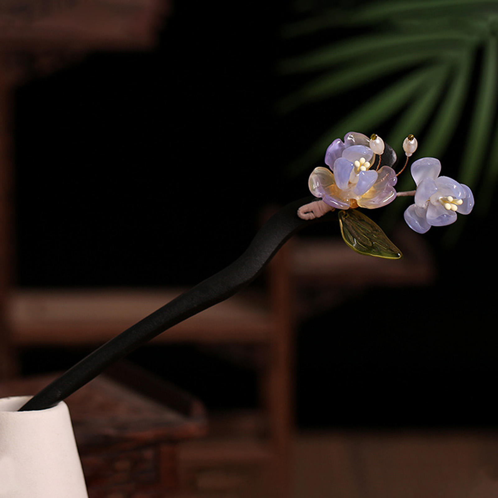 Chinese Style Flower Tassel Ha - Pearl Hair Pin recension och pris