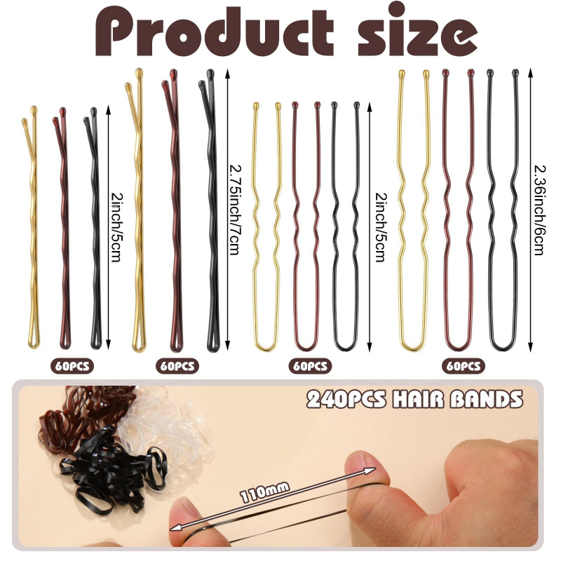 480Pcs Per Box Hair Styling Ac - Hair Fork Stick recension och pris