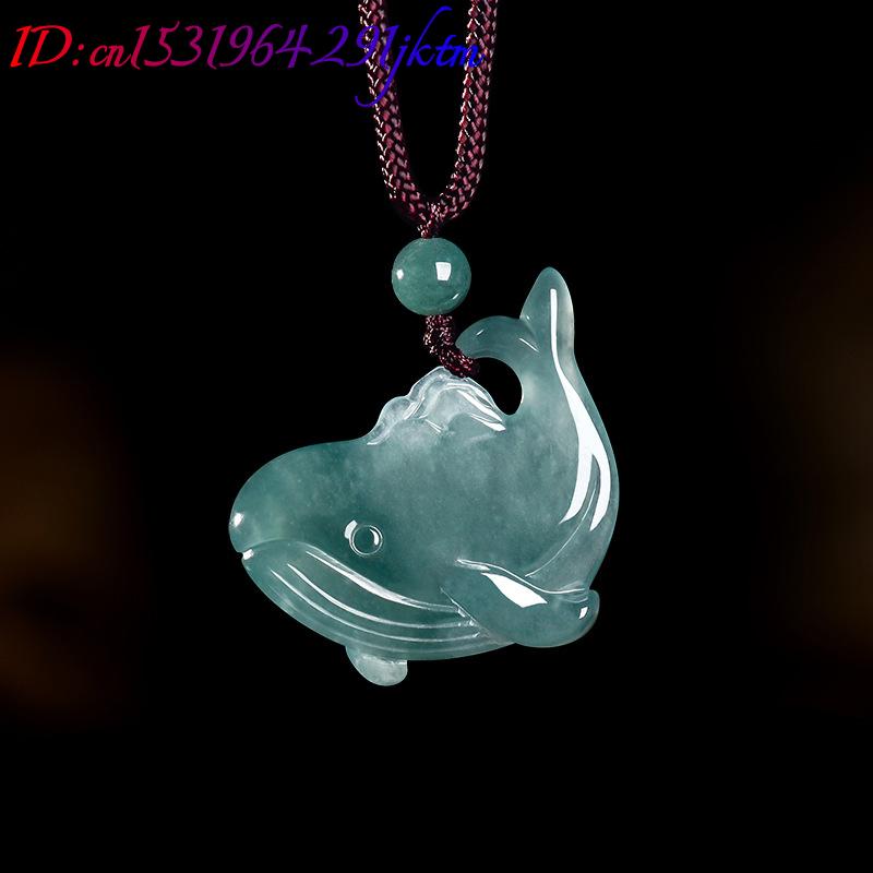 Natural Burmese Jadeite Whale  - Women Accessories To Gift recension och pris