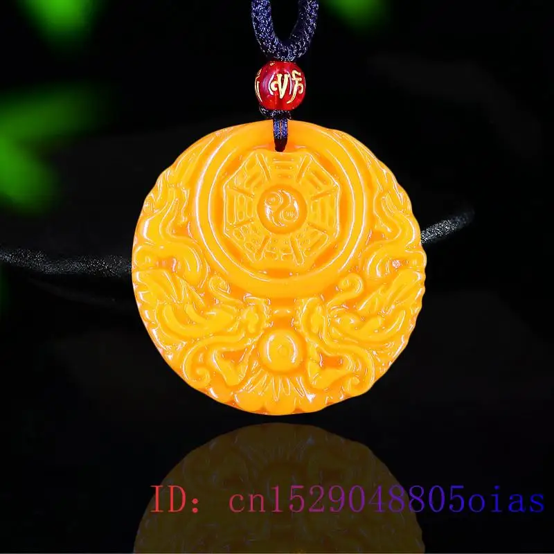 Yellow Jade Dragon Pendant Gif - Women Accessories To Gift recension och pris