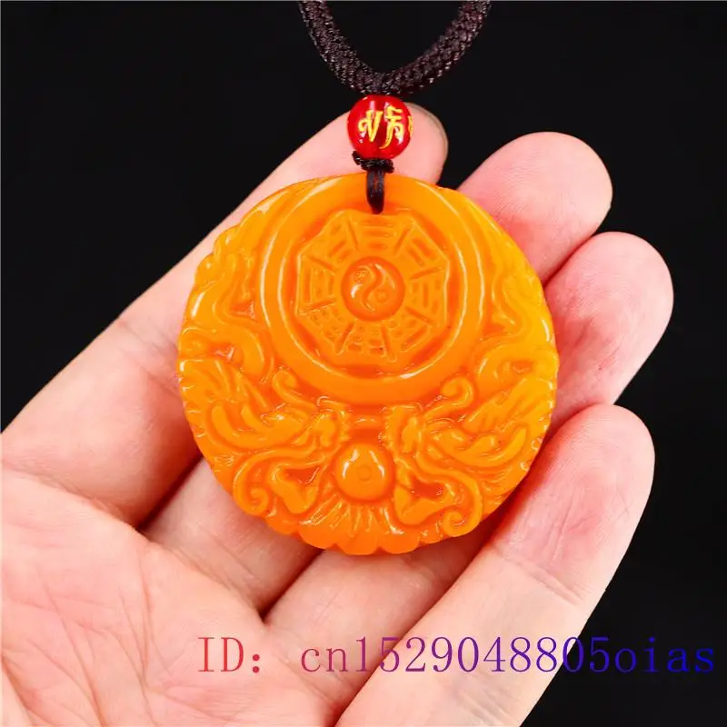 Yellow Jade Dragon Pendant Gif - Women Accessories To Gift recension och pris