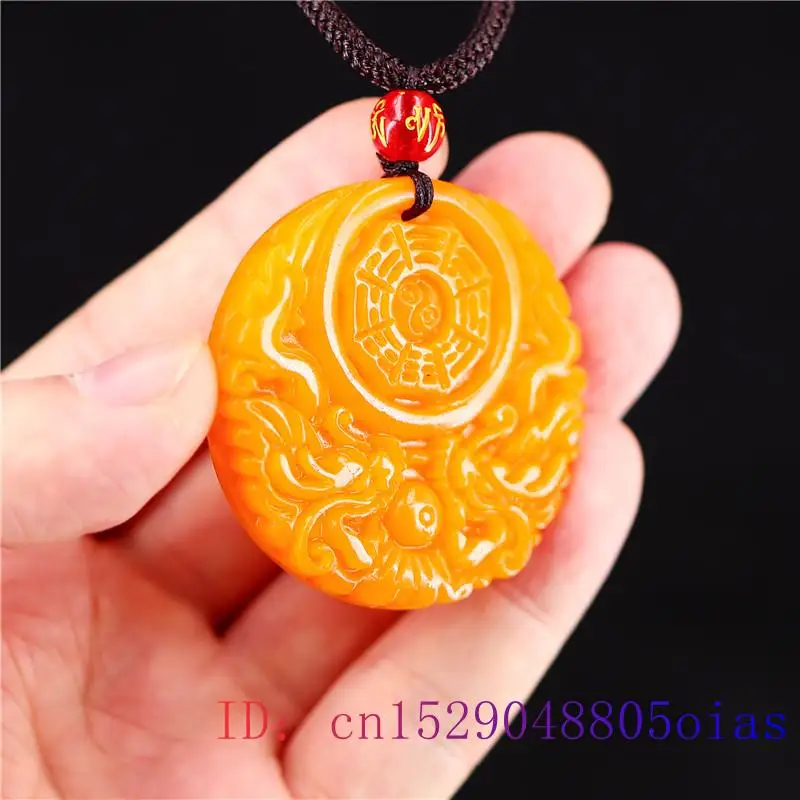 Yellow Jade Dragon Pendant Gif - Women Accessories To Gift recension och pris