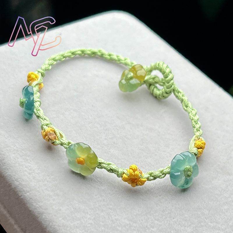 Myanmar Jadeite Flower Bracele - Women Accessories To Gift recension och pris