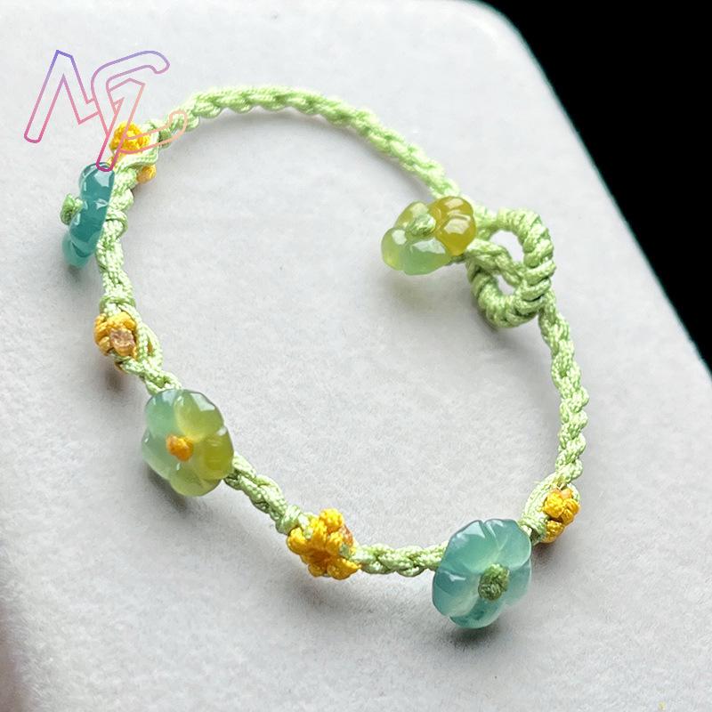 Myanmar Jadeite Flower Bracele - Women Accessories To Gift recension och pris