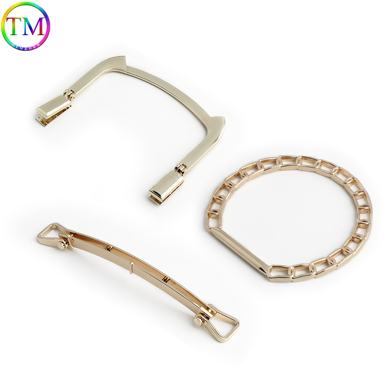 2/10Pcs Golden Bag Chain Handl - Women Accessories Description recension och pris