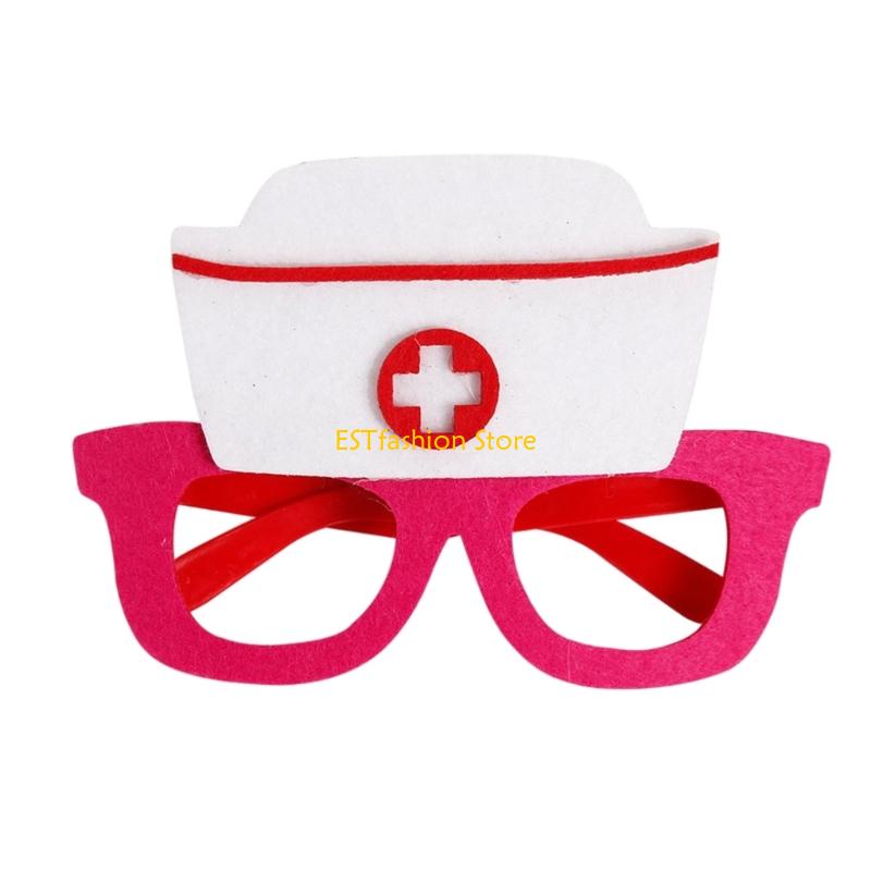 Y5GC 2Pcs Nurse Caps Glasses N - Women Accessories Description recension och pris