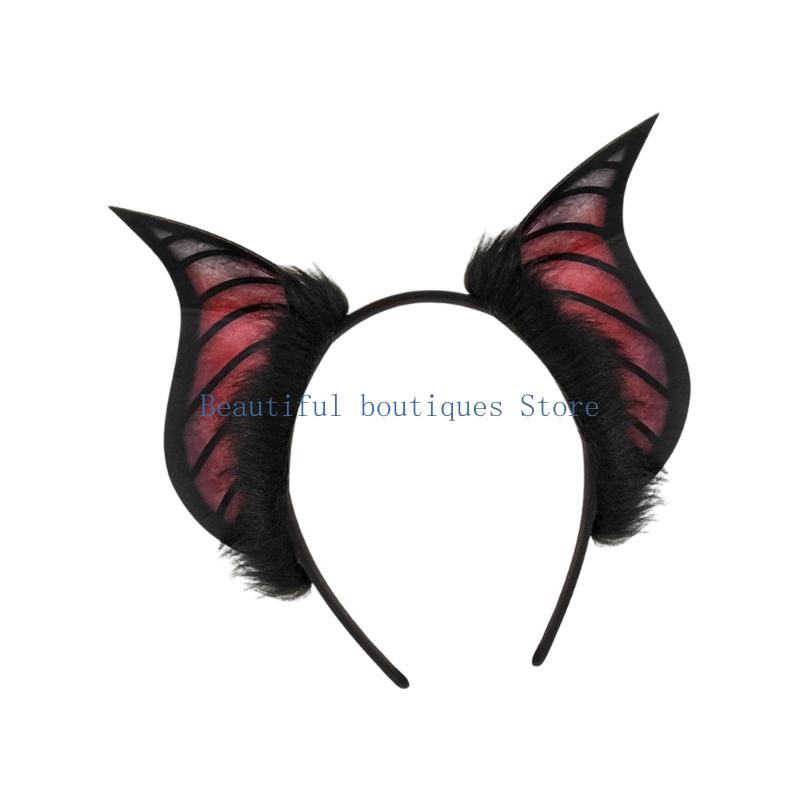 U4LF Furry Plush Bat Ear Headb - Women Accessories Description recension och pris