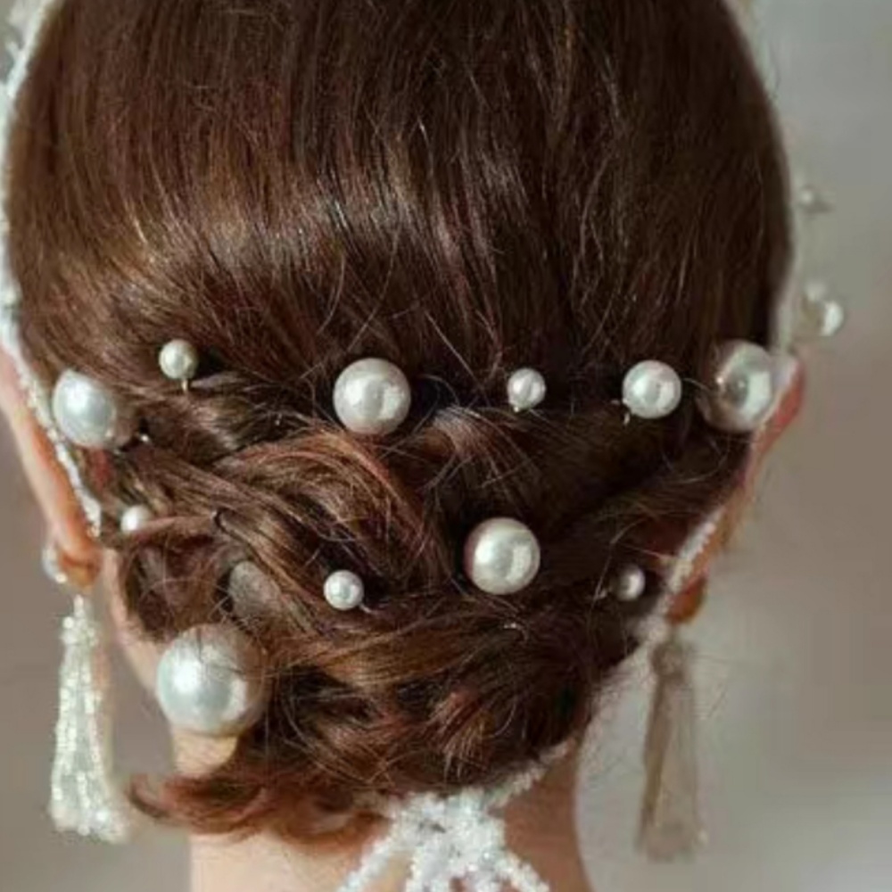 Pearl Crystal Hair Pins Comb S - Pearl Hair Pin recension och pris