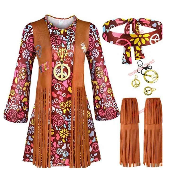 Peace Love Women Party 60S 70S - Women'S Accessories In The 70S recension och pris