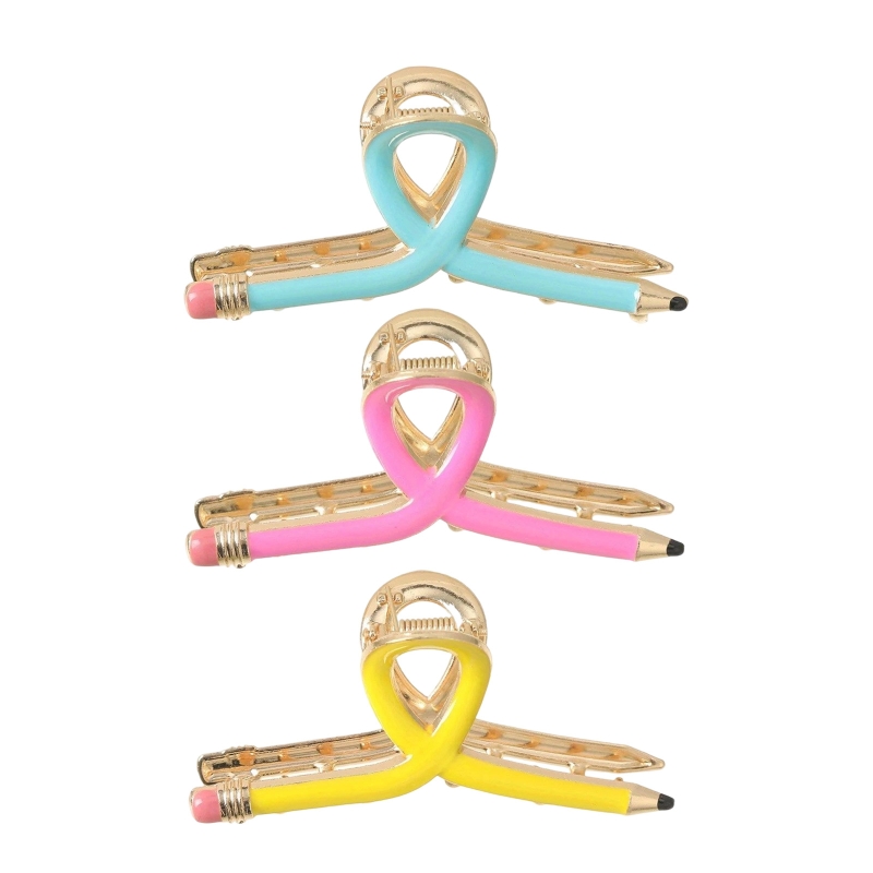 3PCS Metal Pencil Hair Claw Cl - Women Accessories Description recension och pris