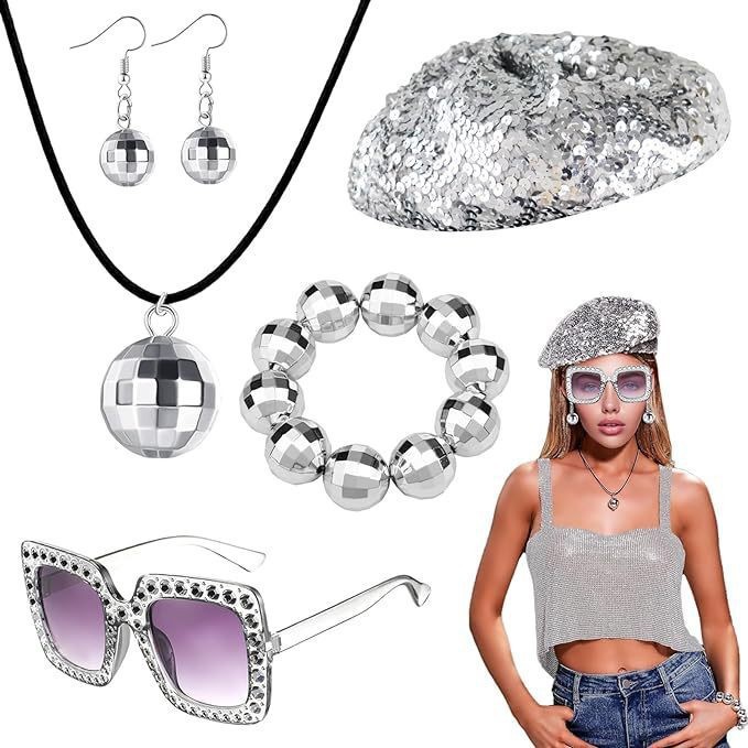 Halloween Disco Costume Access - Women'S Accessories In The 70S recension och pris