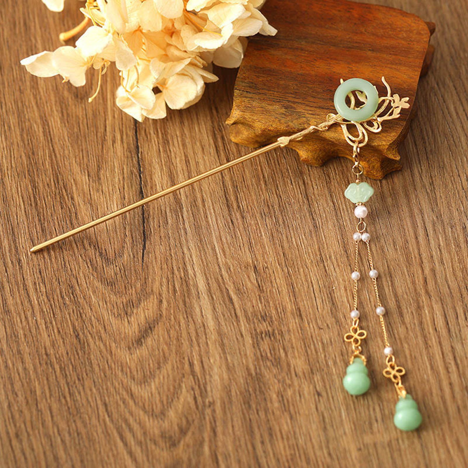Chinese Style Glass Hairpin Fo - Pearl Hair Pin recension och pris