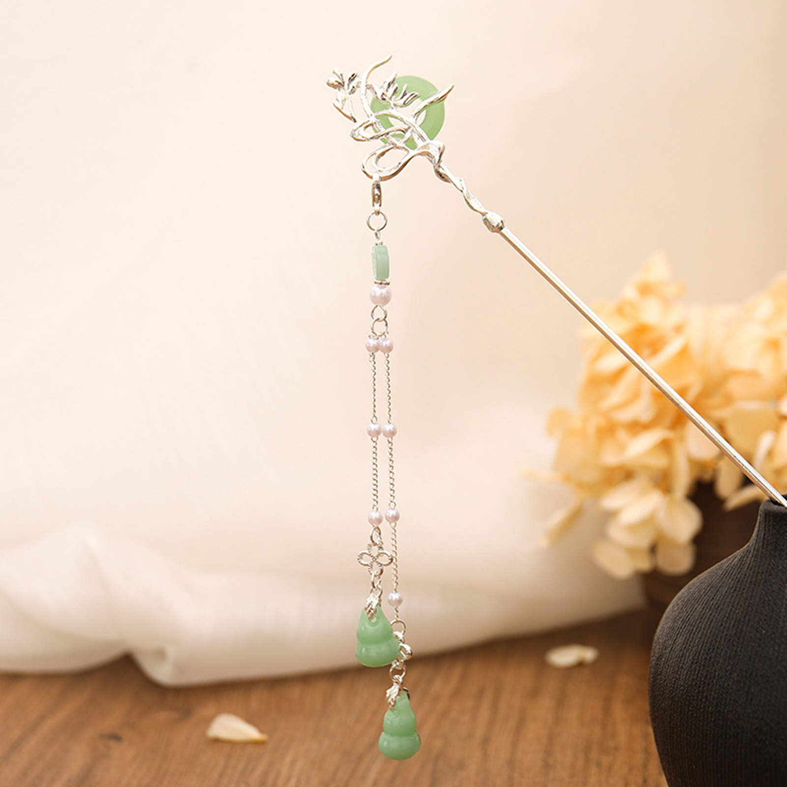 Chinese Style Glass Hairpin Fo - Pearl Hair Pin recension och pris