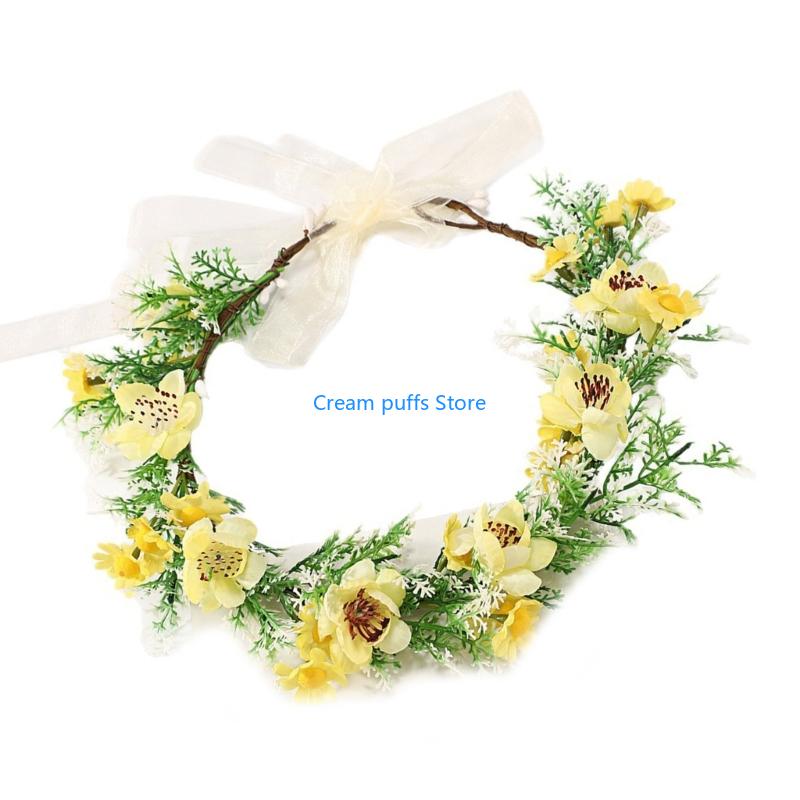50LE Delicate Fabric Flower Cr - Women Accessories Description recension och pris