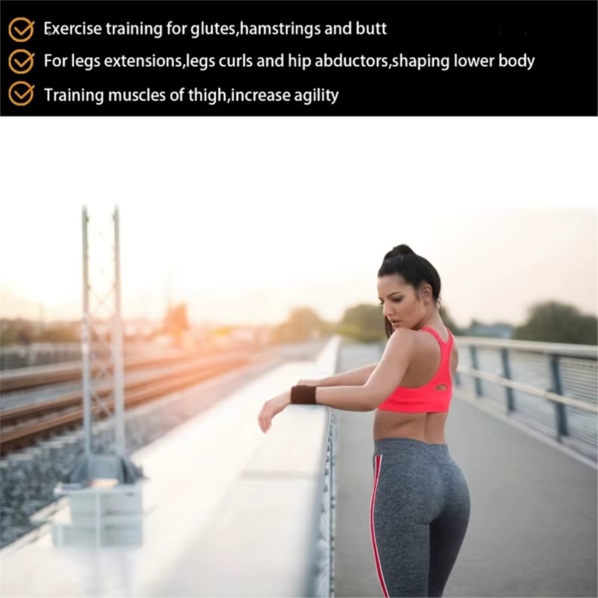 ABPF 2 Pcs Thigh Strap Adjusta - Women'S Exercise Accessories recension och pris