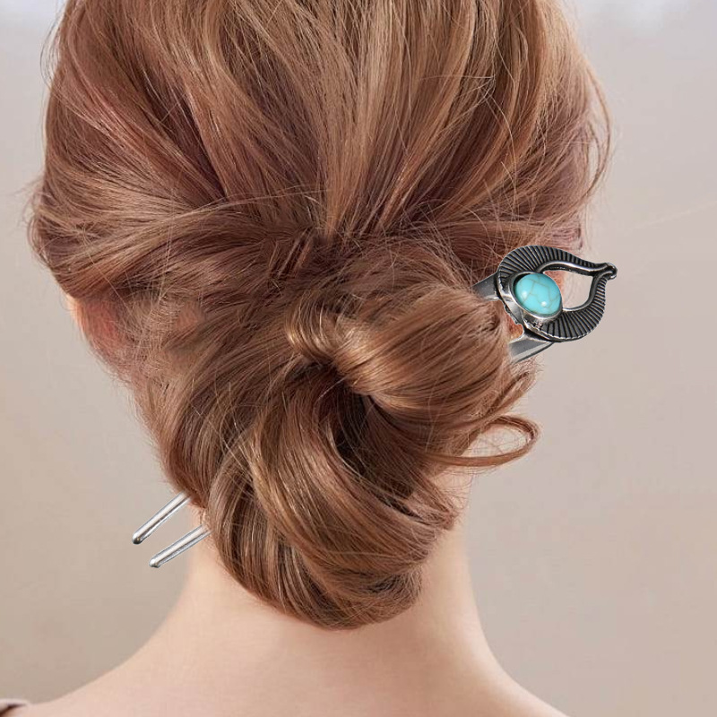 Egypt Turquoise U Shape Hair F - Pearl Hair Pin recension och pris