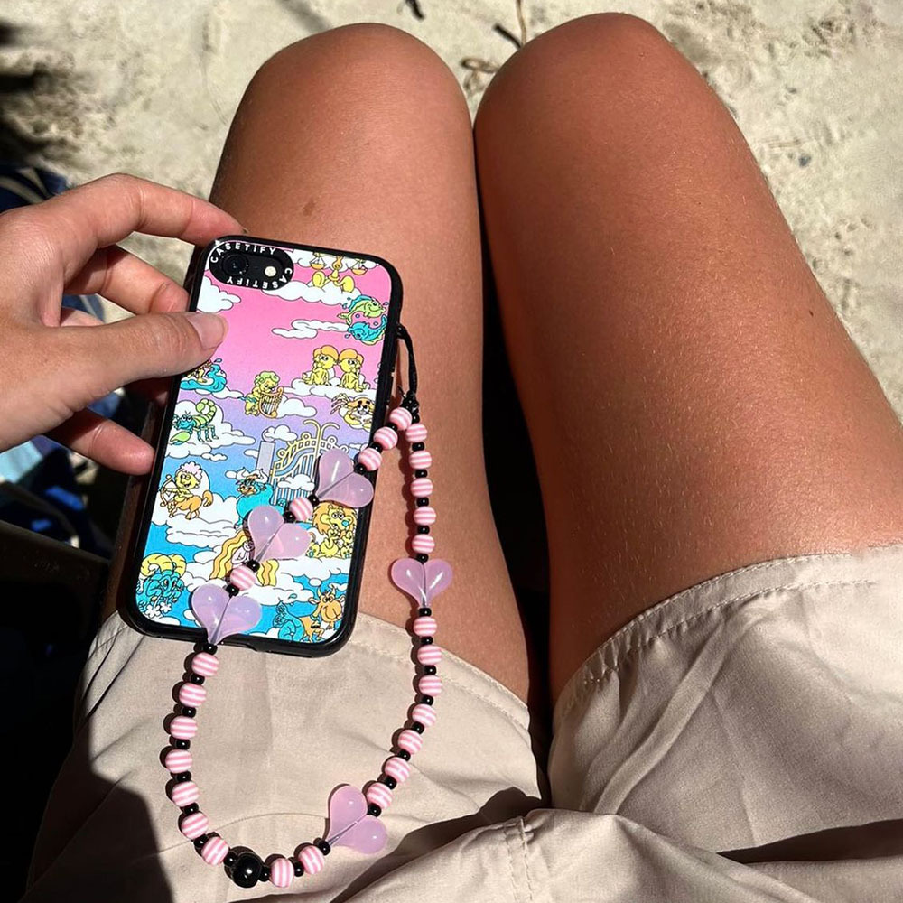 Pink Heart Phone Chain Straps  - Women'S Accessories Wholesale Suppliers recension och pris
