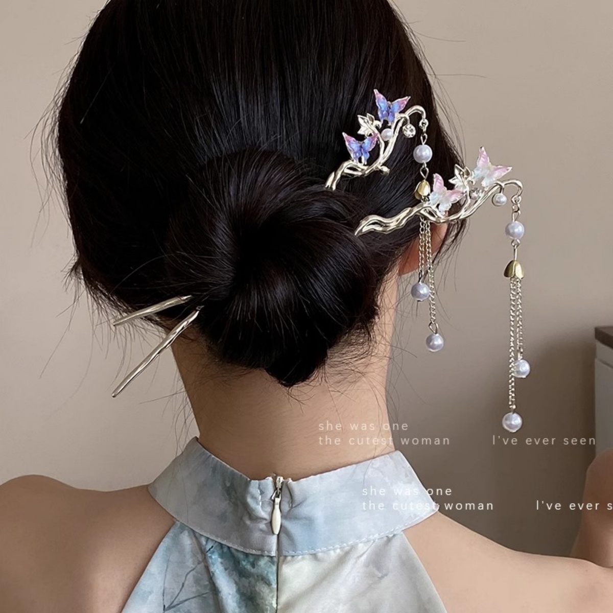 2025 New Flower Hairpin For Wo - Pearl Hair Pin recension och pris