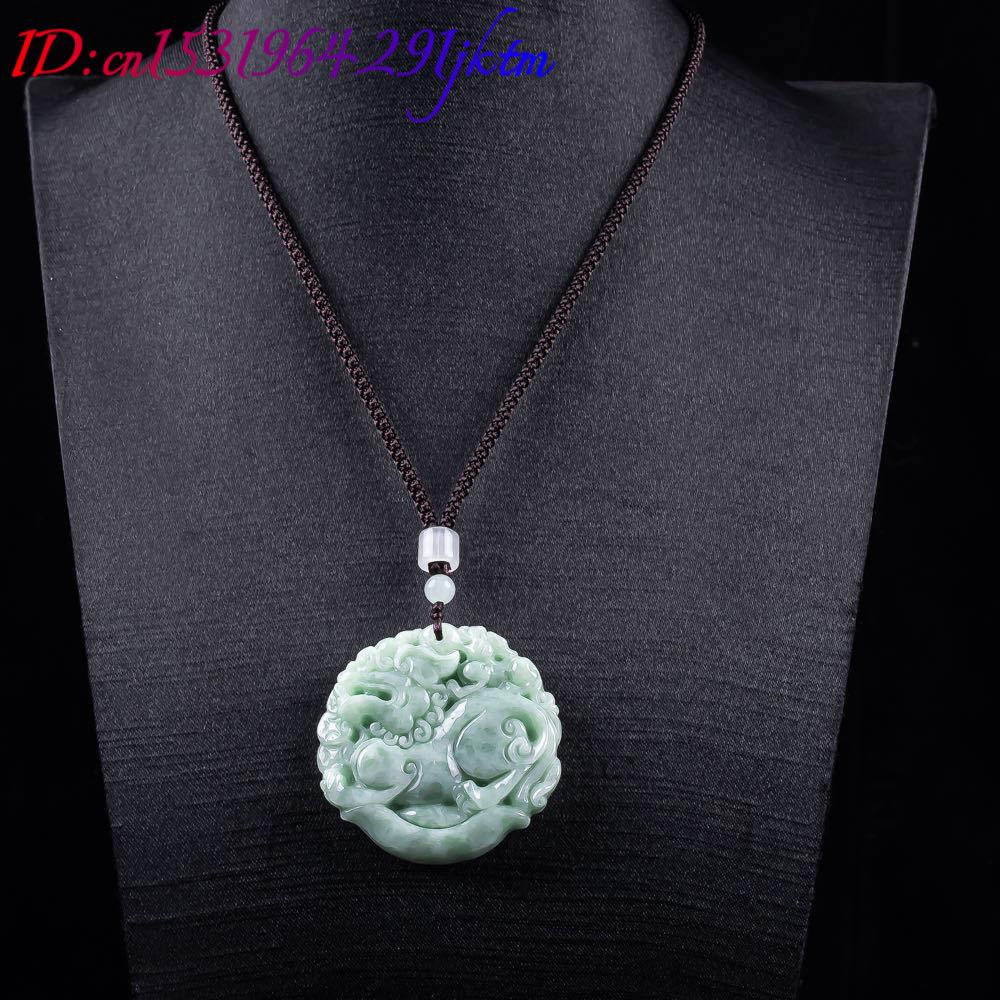Natural Myanmar Jadeite Pixiu  - Women Accessories To Gift recension och pris