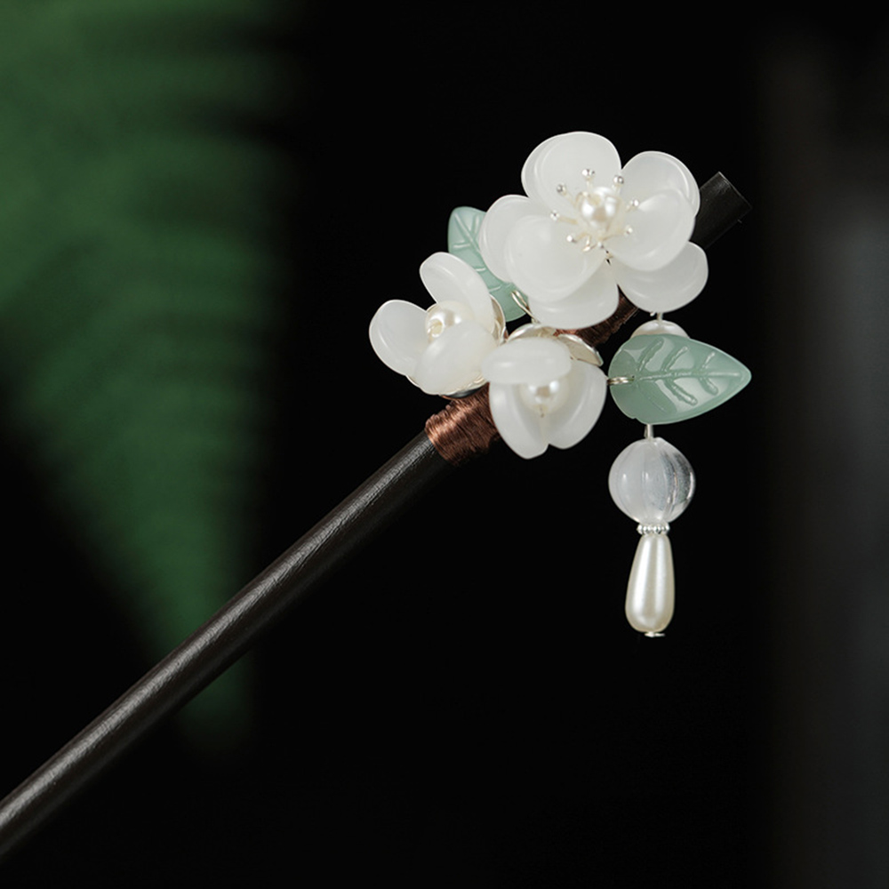 Retro Flower Hairpin With Pear - Pearl Hair Pin recension och pris